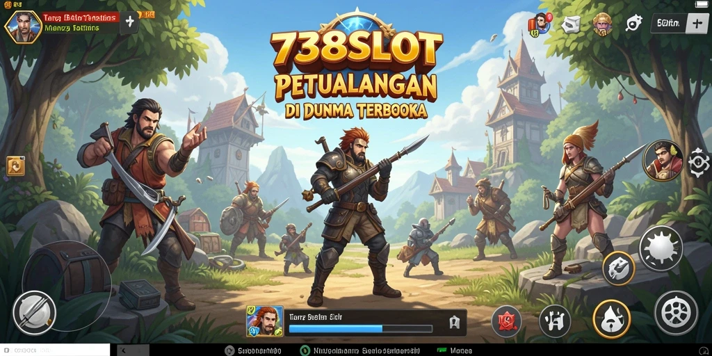 Screenshot menampilkan aksi seru di dunia terbuka 738SLOT.