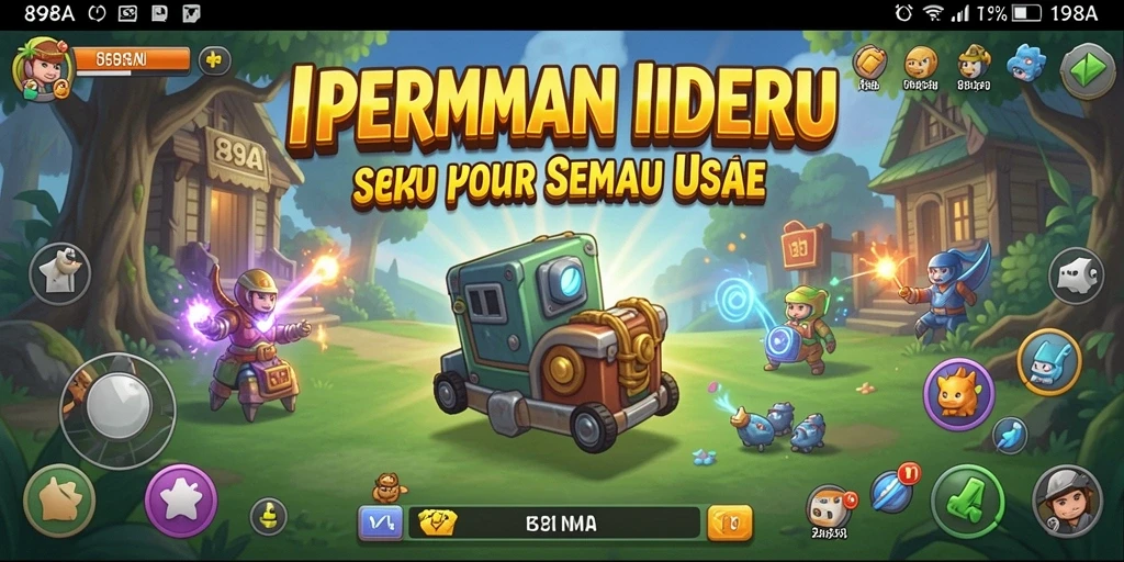 Tampilan gameplay 898A dengan petualangan Idle yang seru.
