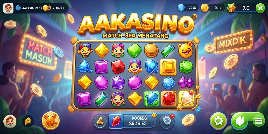 Tampilan gameplay AAKASINO yang menarik dan penuh warna.