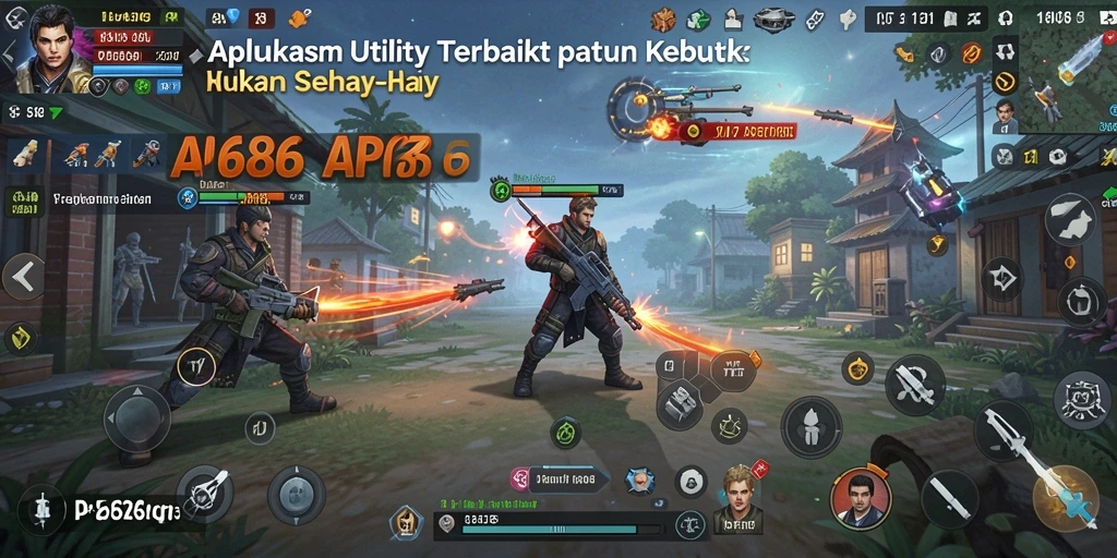 Tampilan screenshot dari AP686 yang menunjukkan antarmuka pengguna yang sederhana.