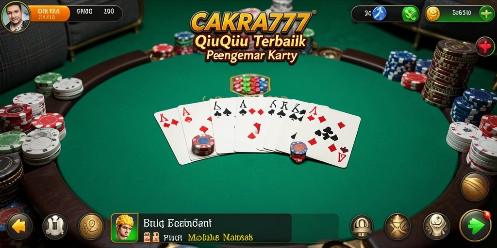 Tampilan gameplay seru di CAKRA777 dengan kartu yang menantang.