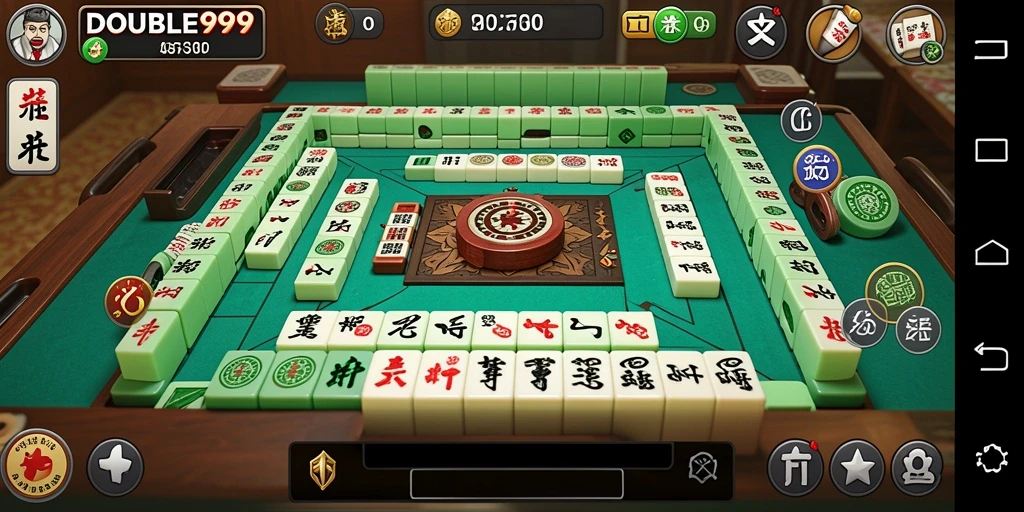 Tampilan gameplay Mahjong yang seru dan mengasyikkan.