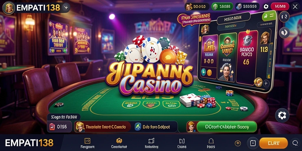 Gameplay Live Casino dengan dealer profesional di EMPATI138.