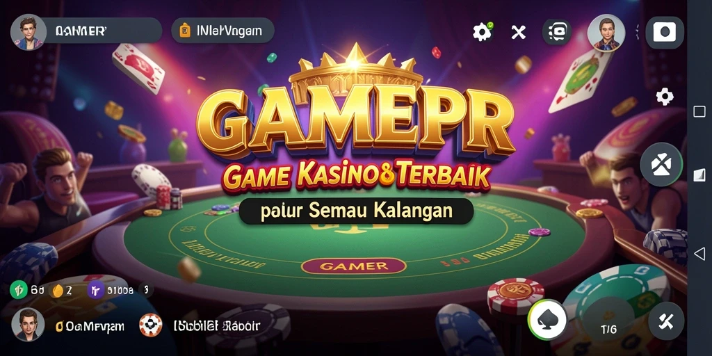 Tampilan gameplay seru dari GAMERP di Kasino.