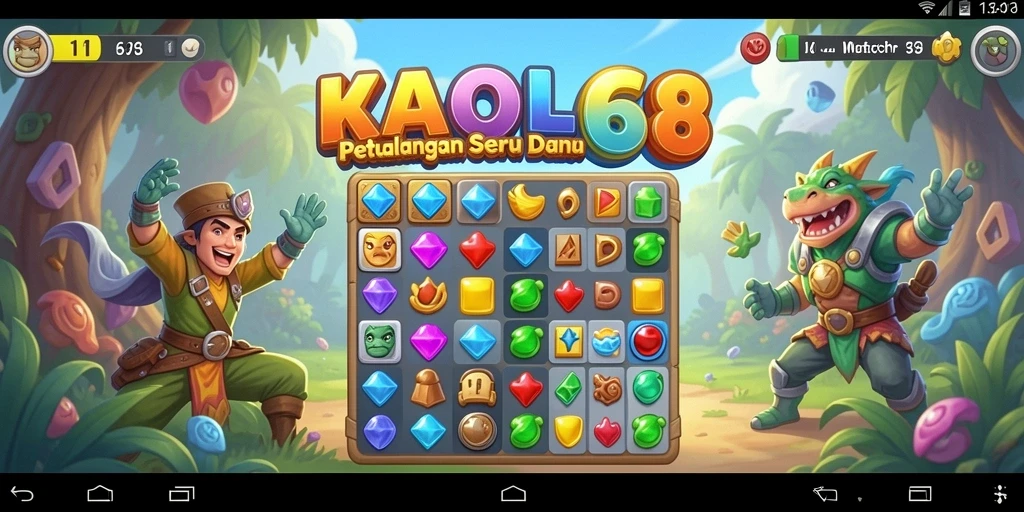 Tampilan gameplay KAOL68 yang seru dan penuh warna.