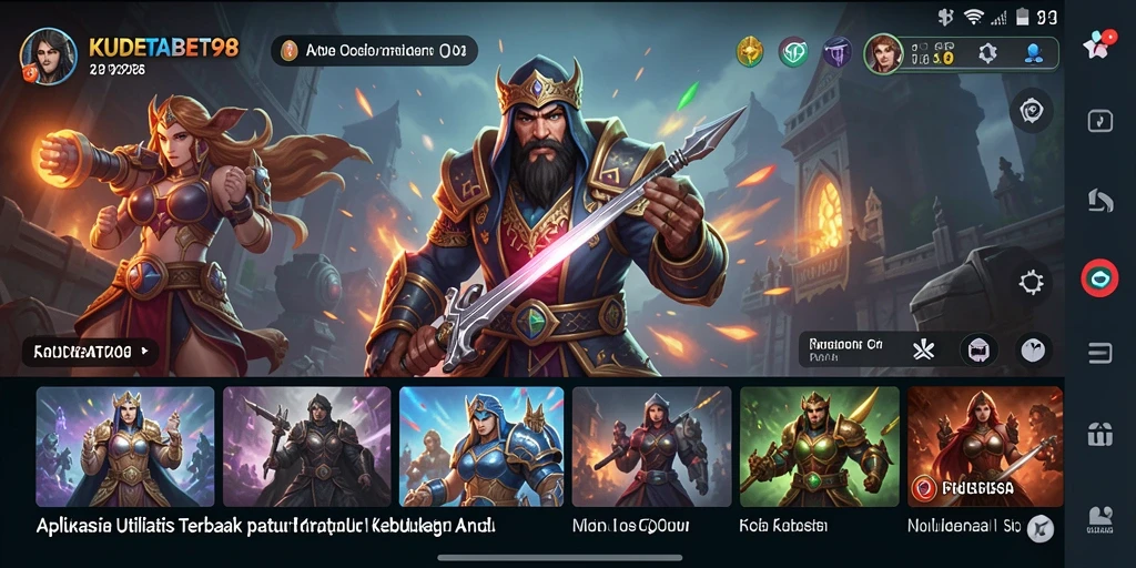Screenshot utama KUDETABET98 menampilkan fitur utilitas yang lengkap dan mudah digunakan.