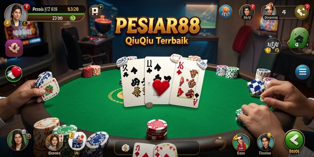 Tampilan gameplay QiuQiu yang seru di PESIAR88.