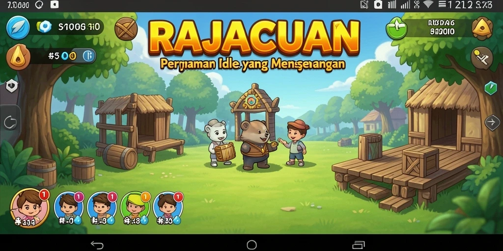 Tampilan gameplay RAJACUAN yang menantang dan menarik.