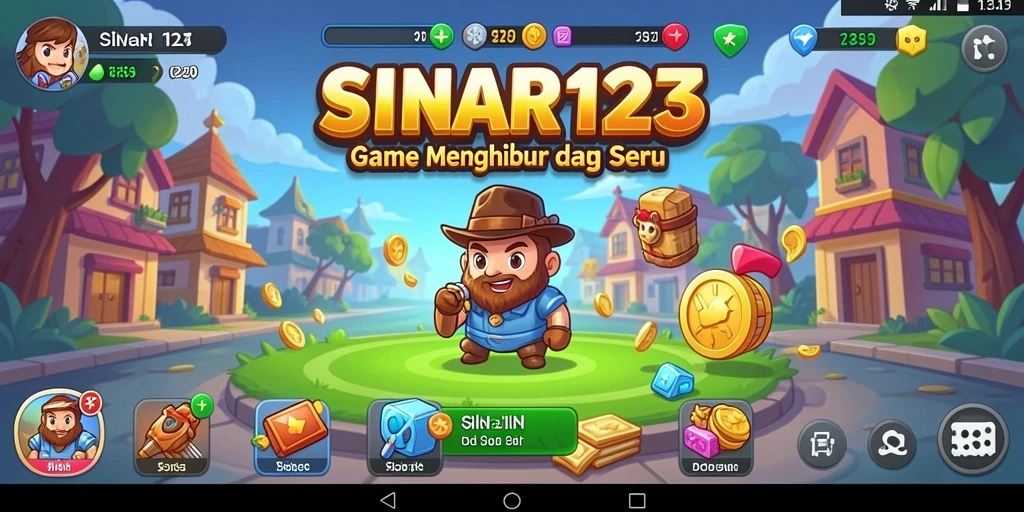 Tangkapan layar gameplay SINAR123 menunjukkan pengalaman bermain yang santai dan menarik.